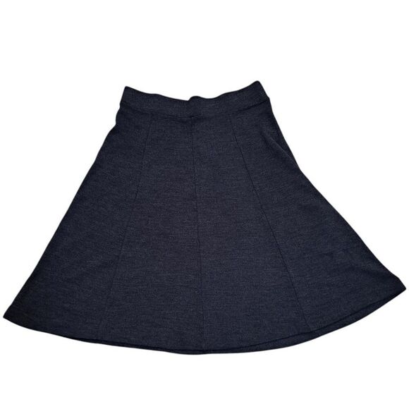 Banana Republic Women's Wool Blend Charcoal A line Skirt Office Work Wear Sz 4 - Picture 2 of 8